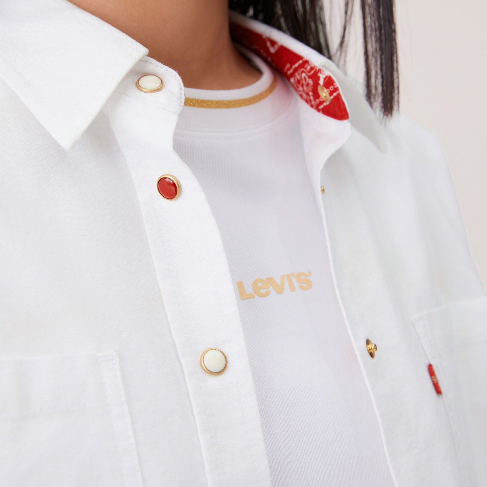 levi's® 2026 新年限定短袖針織恤衫 | 男裝 006R00000L- White – Levi's 香港