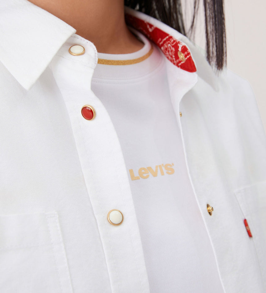 levi's® 2026 新年限定短袖針織恤衫 | 男裝 006R00000XS- White – Levi's 香港