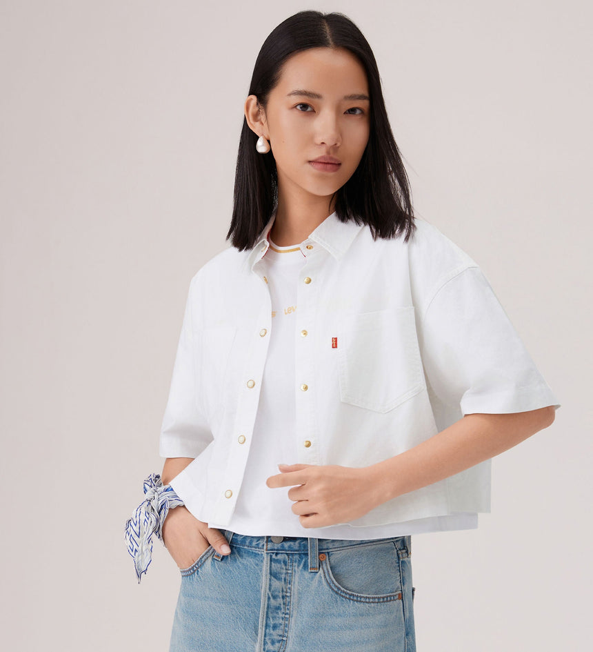 levi's® 2026 新年限定短袖針織恤衫 | 男裝 006R00000XS- White – Levi's 香港
