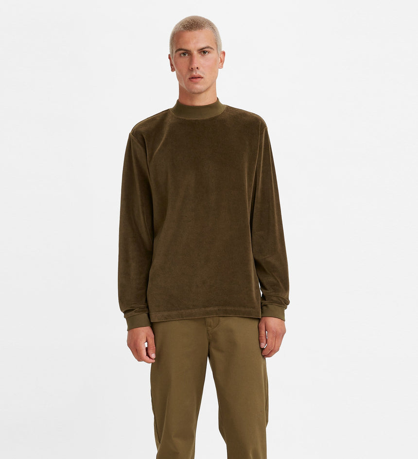levi's® made & crafted® men's mock neck sweater A02970001XS- Green – Levi's Hong Kong