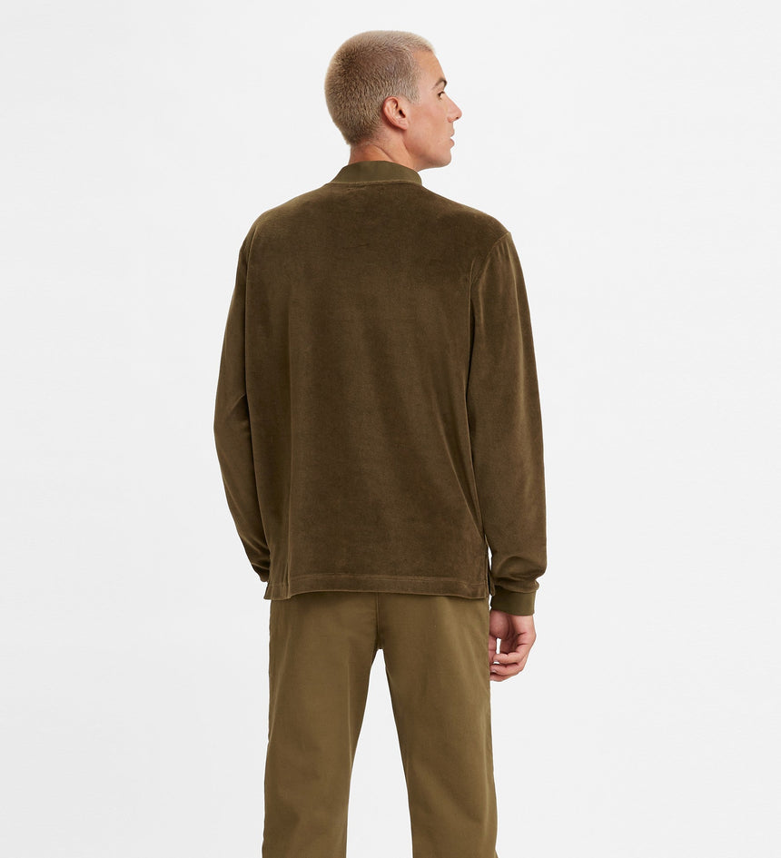 levi's® made & crafted® men's mock neck sweater A02970001XS- Green – Levi's Hong Kong