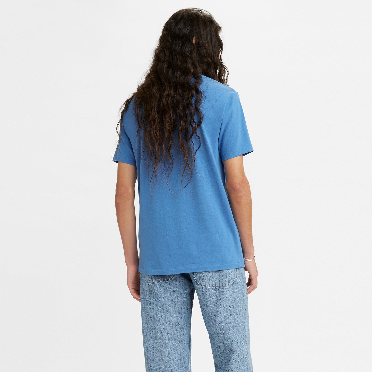 LEVI'S® MADE & CRAFTED® 藍色單口袋 Tee