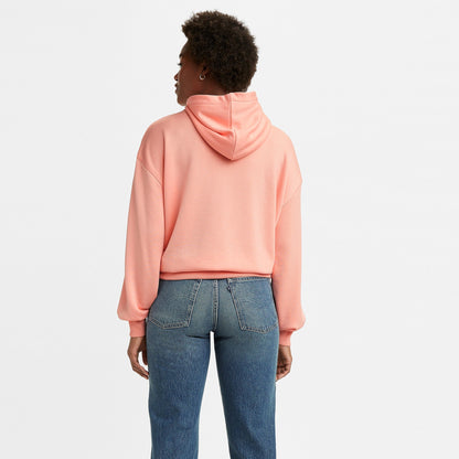 Levi’s® Made & Crafted® 粉紅色簡約連帽衛衣 | 女裝