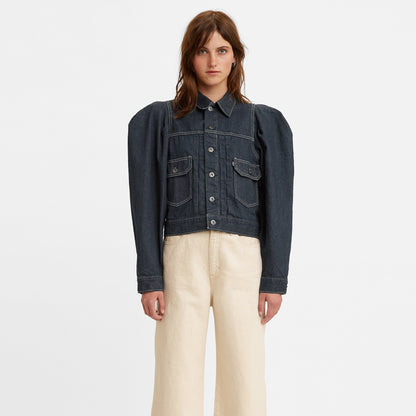 Levi's® Made & Crafted®泡泡袖牛仔褸 牛仔外套 | 女裝