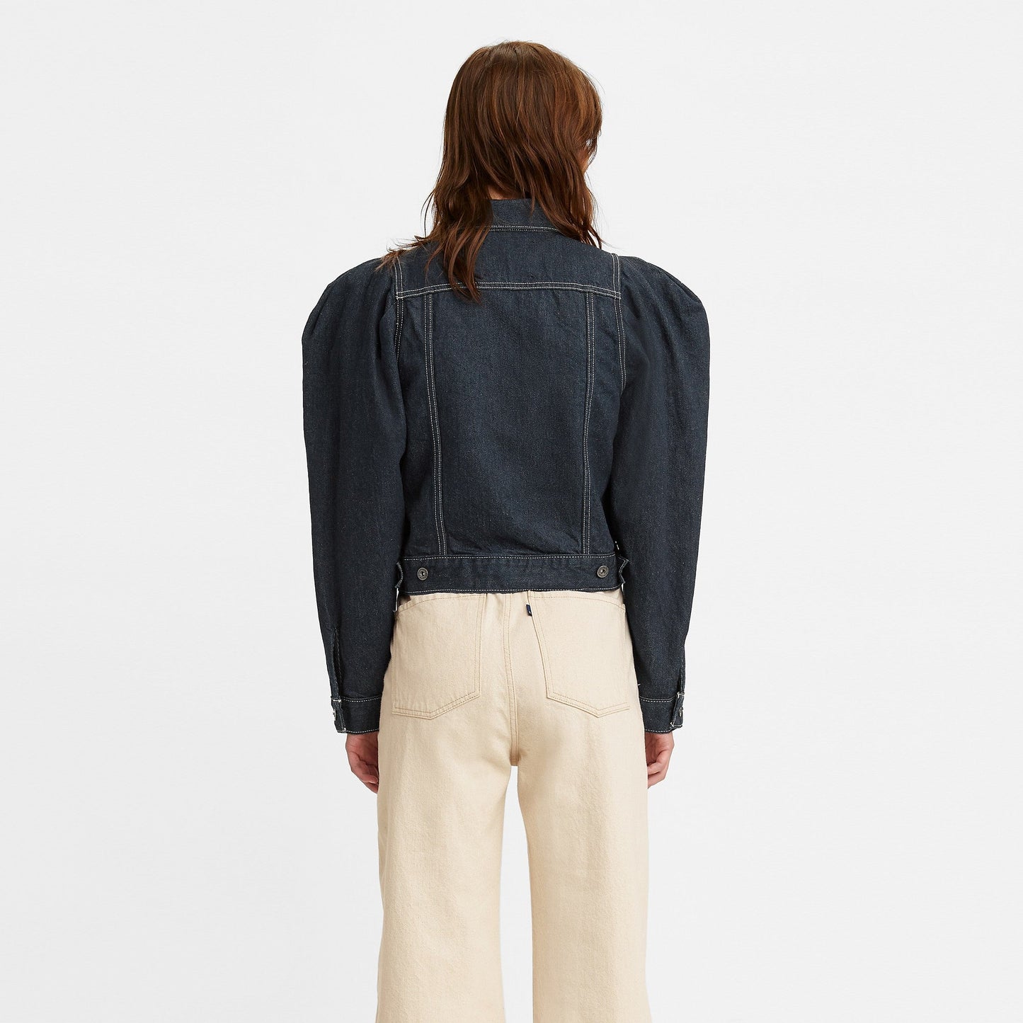 Levi's® Made & Crafted®泡泡袖牛仔褸 牛仔外套 | 女裝