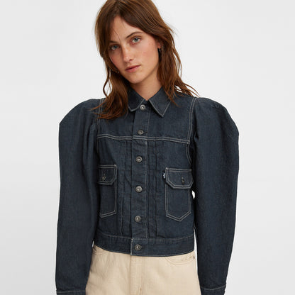 Levi's® Made & Crafted®泡泡袖牛仔褸 牛仔外套 | 女裝