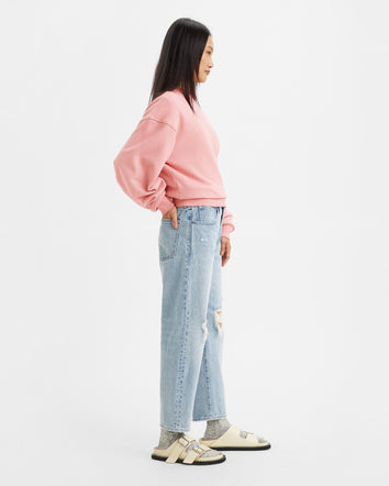 levi's® made & crafted®barrel 牛仔褲 | 女裝 29315005723- Clear Glass Moj Indigo Destructed  – Levi's 香港