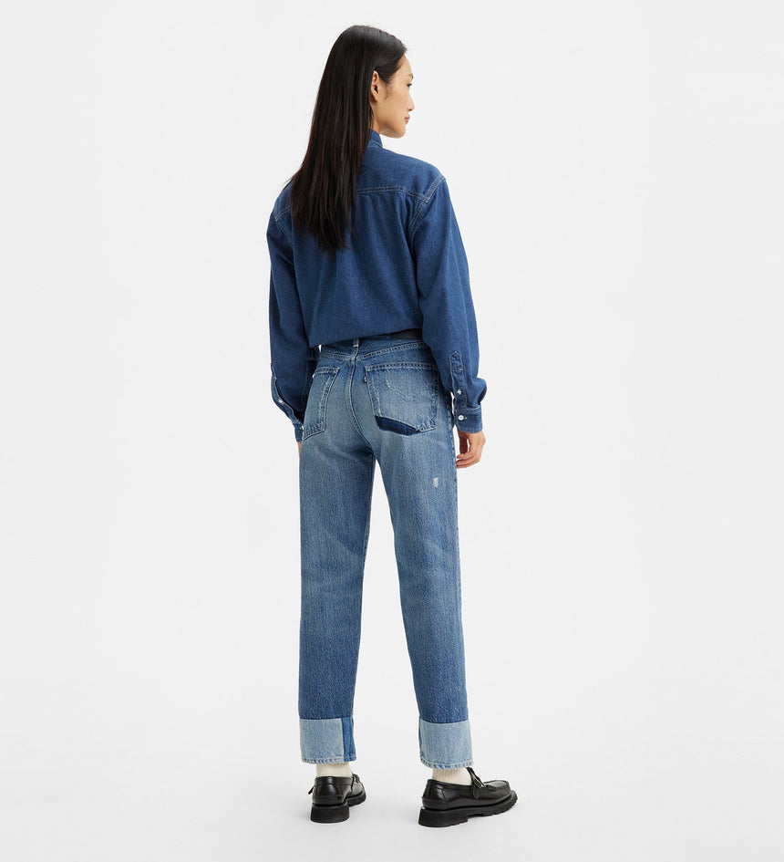 levi's® made & crafted® column 牛仔褲 | 女裝 7564500332327 Mokuteki Mij Indigo Destructed – Levi's 香港