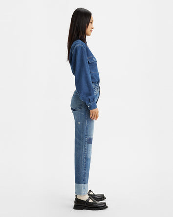 levi's® made & crafted® column 牛仔褲 | 女裝 7564500332327 Mokuteki Mij Indigo Destructed  – Levi's 香港