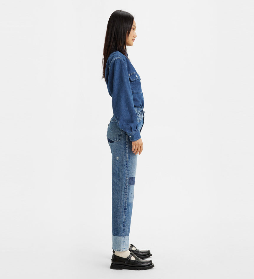 levi's® made & crafted® column 牛仔褲 | 女裝 7564500332327 Mokuteki Mij Indigo Destructed – Levi's 香港