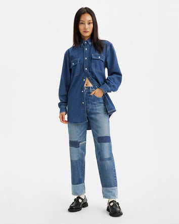 levi's® made & crafted® column 牛仔褲 | 女裝 7564500332327 Mokuteki Mij Indigo Destructed  – Levi's 香港