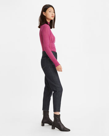 levi's® made & crafted® mij 日本製高腰boyfriend 男友風牛仔褲 | 女裝 A057500012427 Dark Indigo  – Levi's 香港