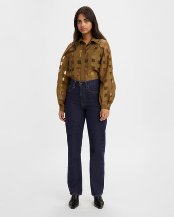 levi's® made & crafted® women's high-rise straight jeans A297100042428 Moon Rinse Blue Rinse  – Levi's Hong Kong