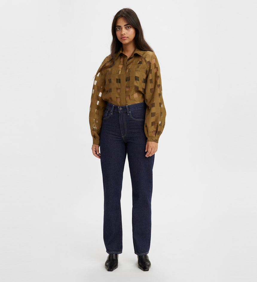 levi's® made & crafted® 女式高腰直筒牛仔褲 | 女裝 A297100042428 Moon Rinse Blue Rinse – Levi's 香港