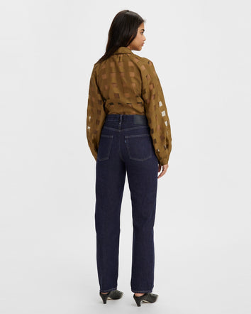 levi's® made & crafted® women's high-rise straight jeans A297100042428 Moon Rinse Blue Rinse  – Levi's Hong Kong