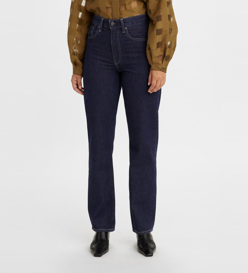 levi's® made & crafted® 女式高腰直筒牛仔褲 | 女裝 A297100042428 Moon Rinse Blue Rinse – Levi's 香港