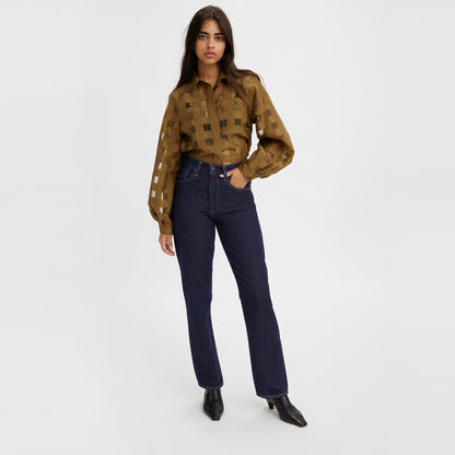 Levi's® Made & Crafted® 女式高腰直筒牛仔褲 | 女裝