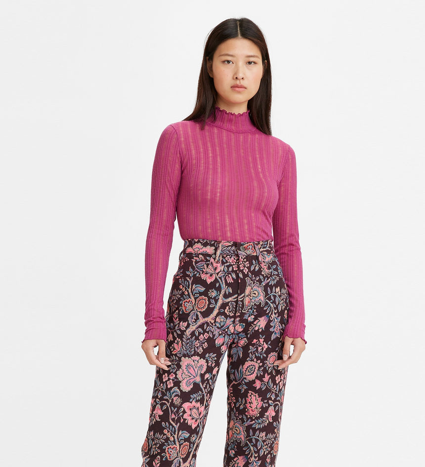 levi's® made & crafted® women's mock neck long sleeve A03020000XXS- Clover – Levi's Hong Kong