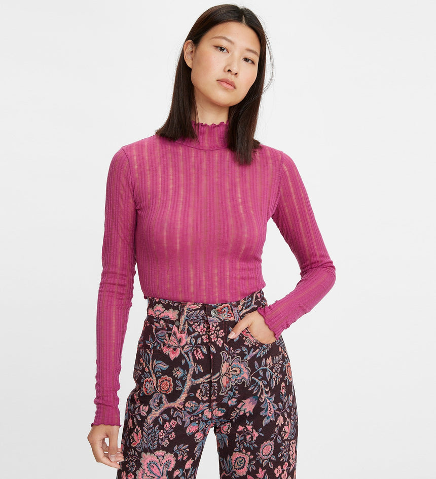 levi's® made & crafted® women's mock neck long sleeve A03020000XXS- Clover – Levi's Hong Kong