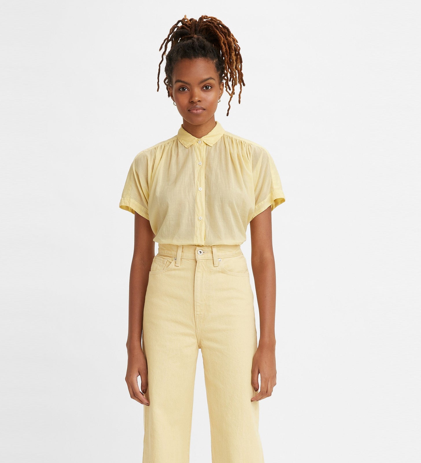 levi's® made & crafted® petal 襯衫 | 女裝 A21010000M- Straw – Levi's 香港