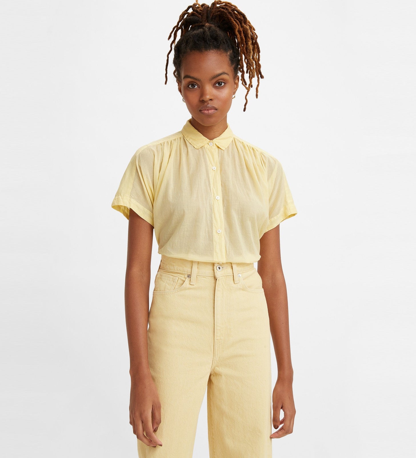 levi's® made & crafted® petal 襯衫 | 女裝 A21010000M- Straw – Levi's 香港