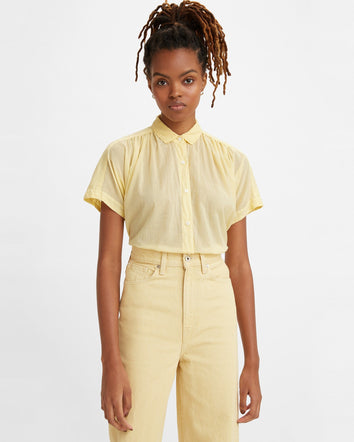 levi's® made & crafted® women's petal blouse A21010000M- Straw  – Levi's Hong Kong