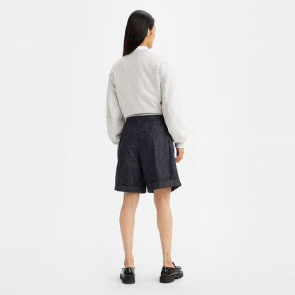 Levi's® Made & Crafted®皺褶牛仔短褲 | 女裝