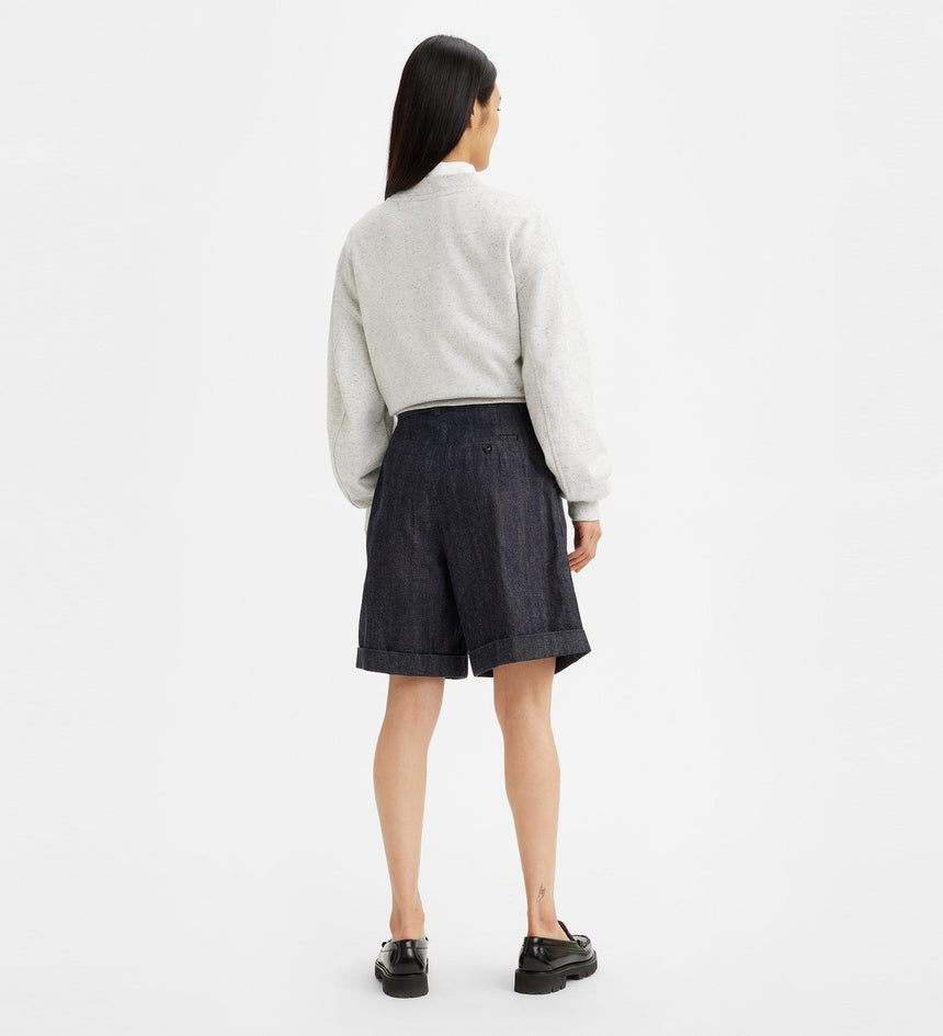 levi's® made & crafted®皺褶牛仔短褲 | 女裝 A4354000124- Skyline Moj Indigo Stonewash – Levi's 香港
