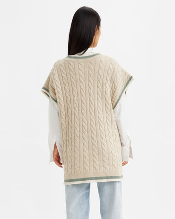 levi's® made & crafted®毛衣背心 | 女裝 A43450000XS- Spring Varsity Neutral  – Levi's 香港