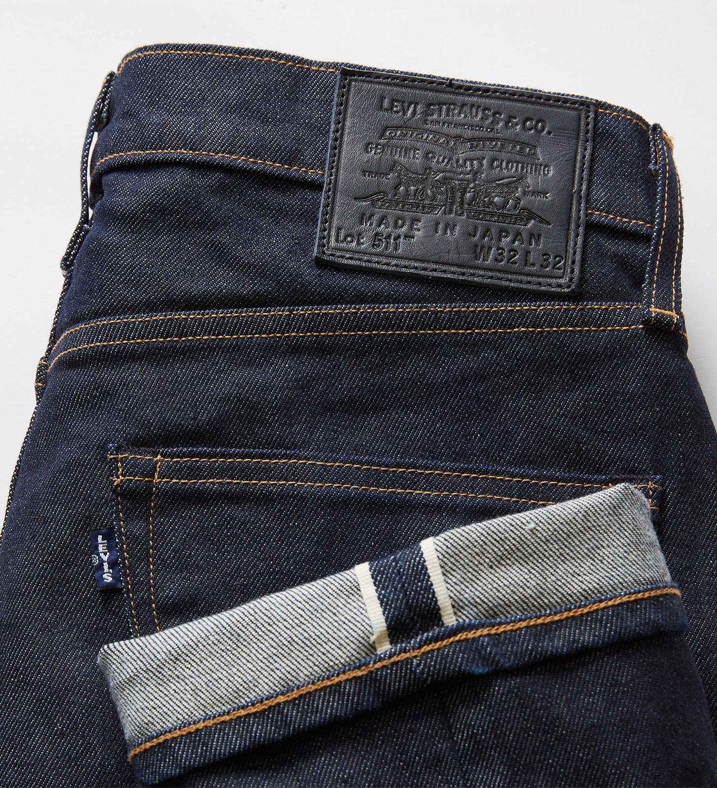 levi's® 日本製 511™ 修身窄管牛仔褲 | 男裝 A587600052932 MIJ 511 Dark Rinse – Levi's 香港
