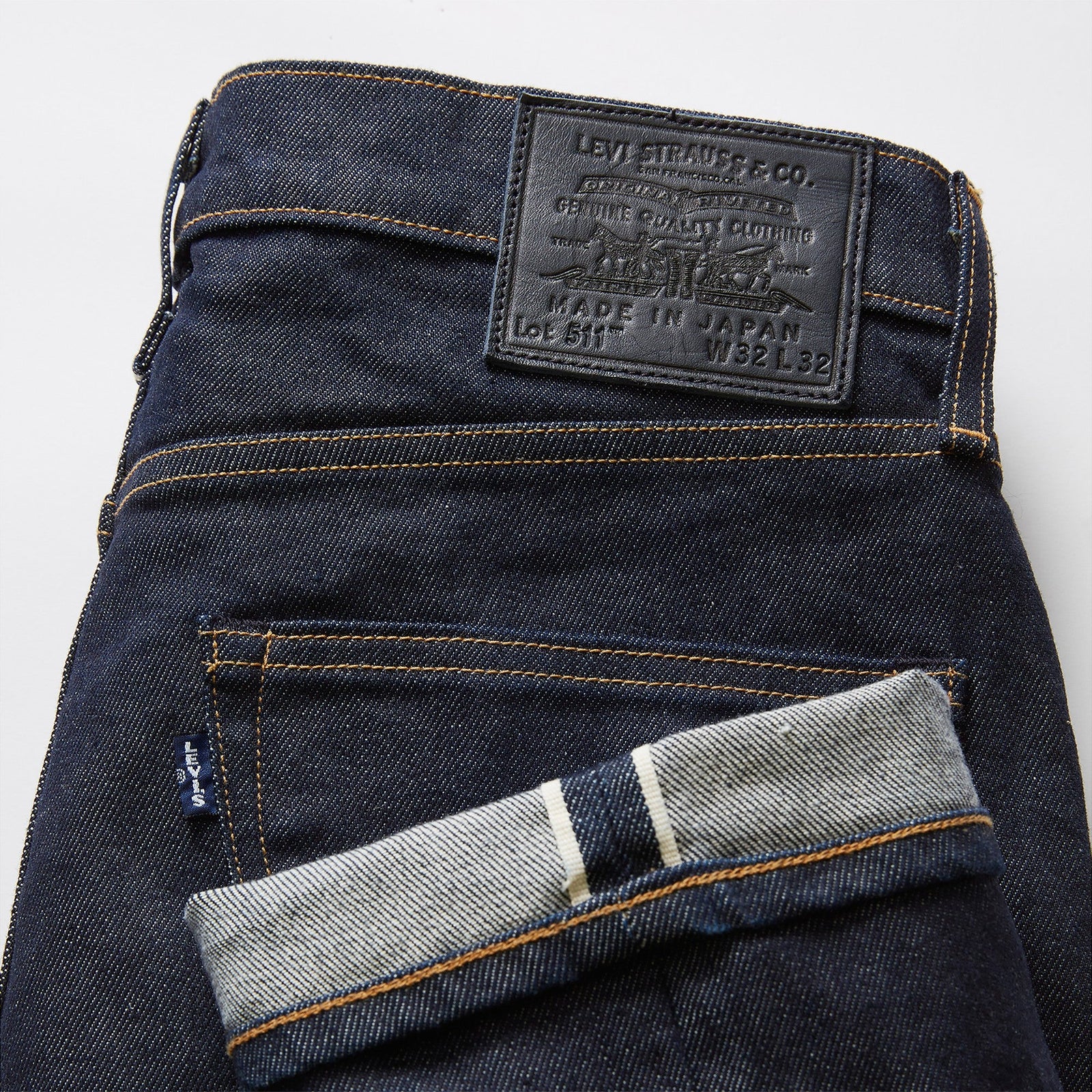 levi's® 日本製 511™ 修身窄管牛仔褲 | 男裝 A587600052832 MIJ 511 Dark Rinse – Levi's 香港