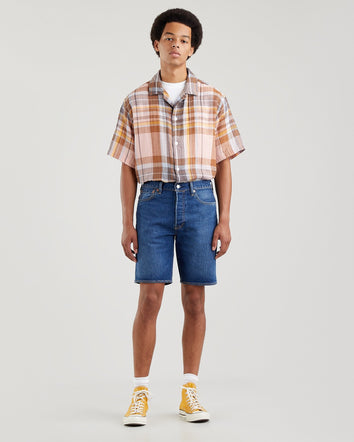 levi's® men's 501® original hemmed jean shorts 365120152289 BLEU EYES BREAK SHORT  – Levi's Hong Kong