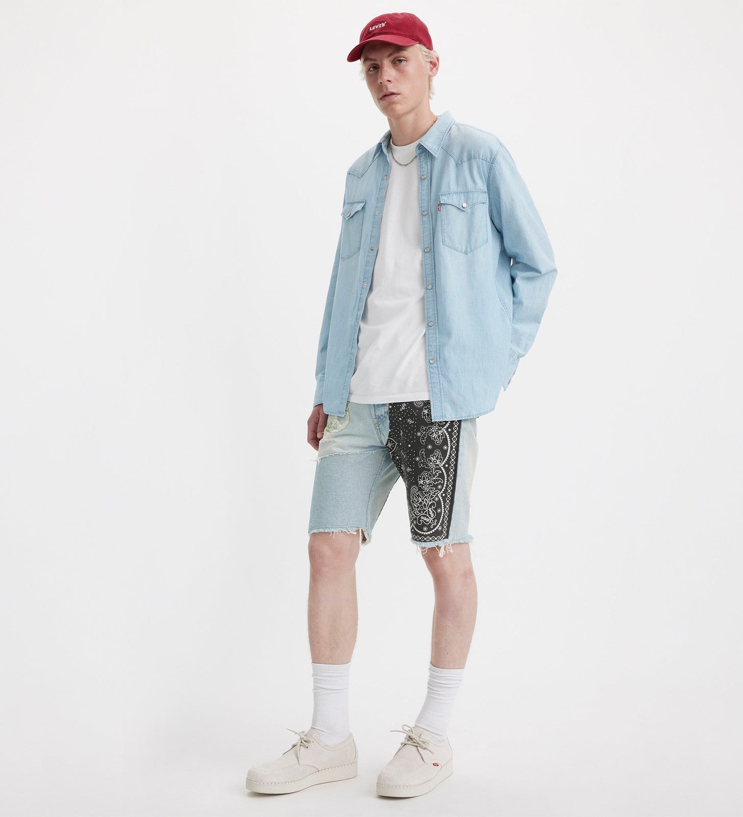 levi's® 501® 原創短褲 | 男裝 365120226299 We Love Sports Destructed Short – Levi's 香港