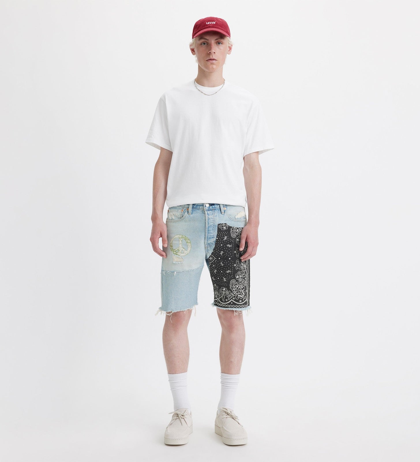 levi's® 501® 原創短褲 | 男裝 365120226299 We Love Sports Destructed Short – Levi's 香港