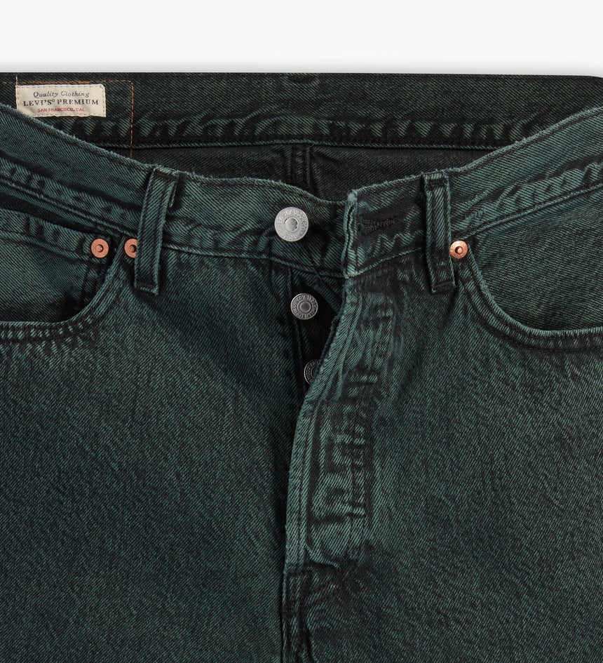 levi's®  501® 經典直筒牛仔褲 | 男裝 0050134742932 Darkest Spruce Over Dyed Pant - Green – Levi's 香港