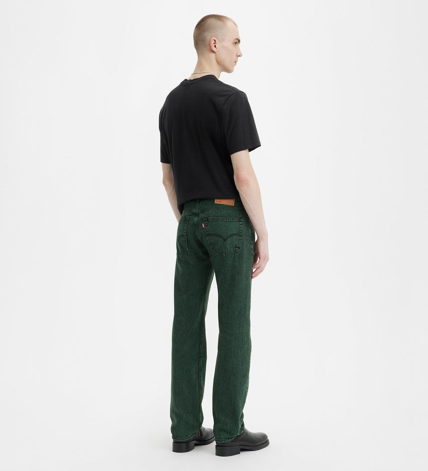 levi's®  501® 經典直筒牛仔褲 | 男裝 0050134742932 Darkest Spruce Over Dyed Pant - Green – Levi's 香港