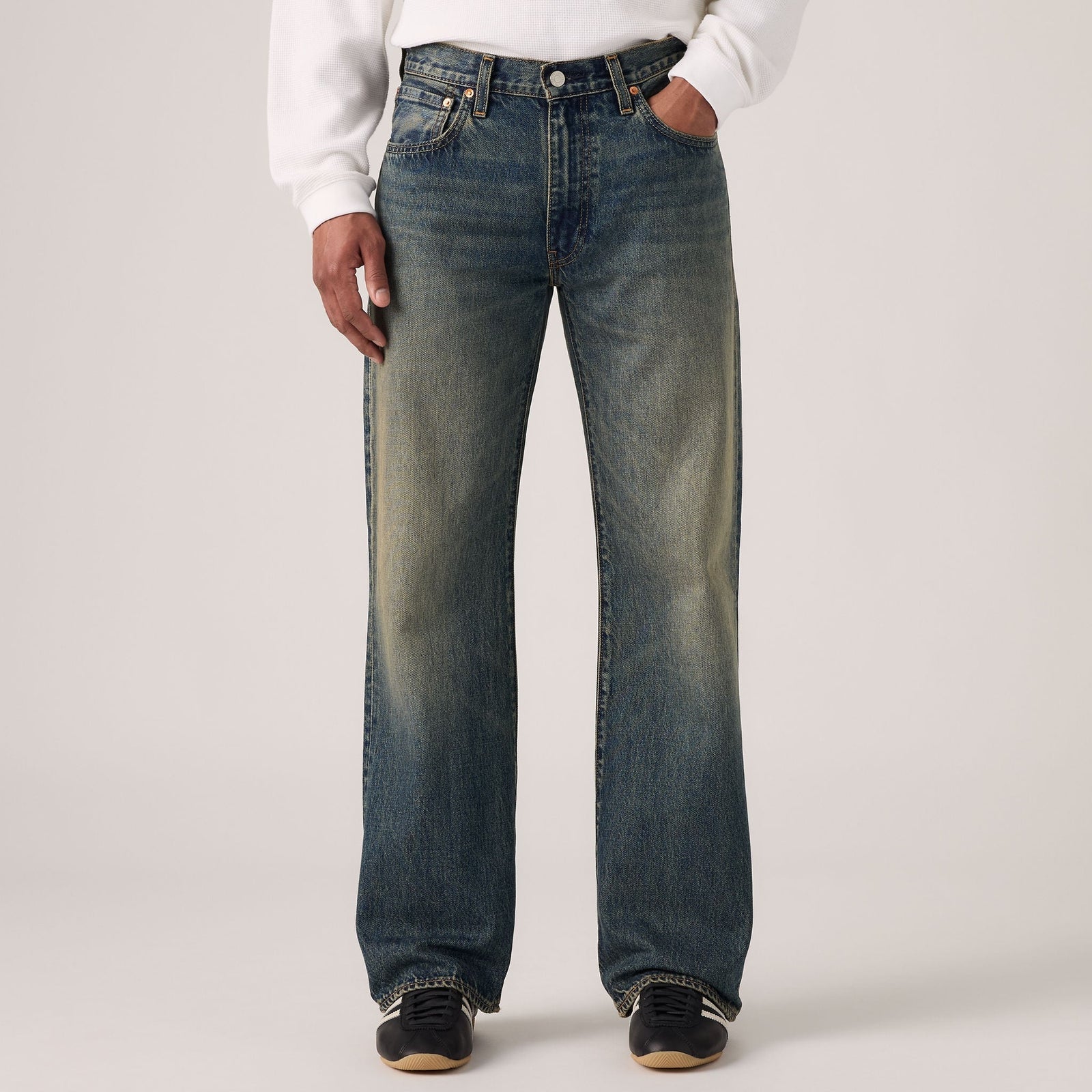levi's® 567™ relaxed flare 寬鬆喇叭牛仔褲 | 男裝   A863000122832 Dark Wash – Levi's 香港