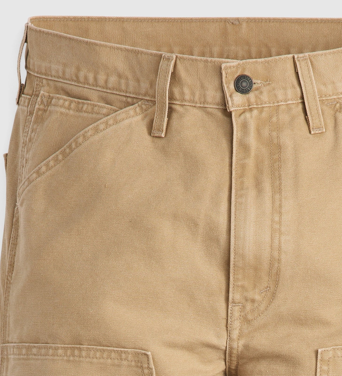 levi's® men's 568™ loose straight double-knee carpenter A736700103232 Tiger's Eye Non-Stretch Canvas – Levi's Hong Kong