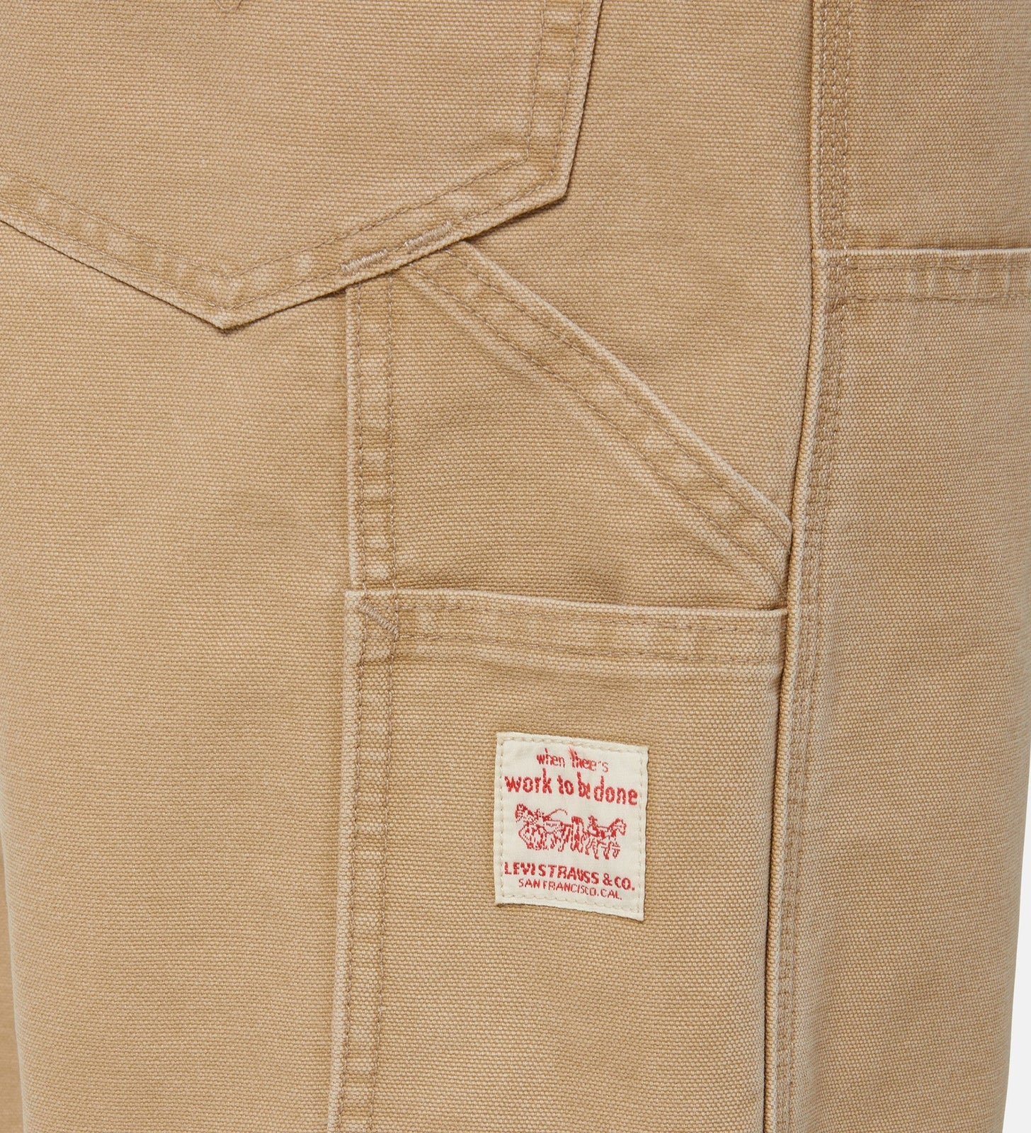 levi's® men's 568™ loose straight double-knee carpenter A736700103232 Tiger's Eye Non-Stretch Canvas – Levi's Hong Kong