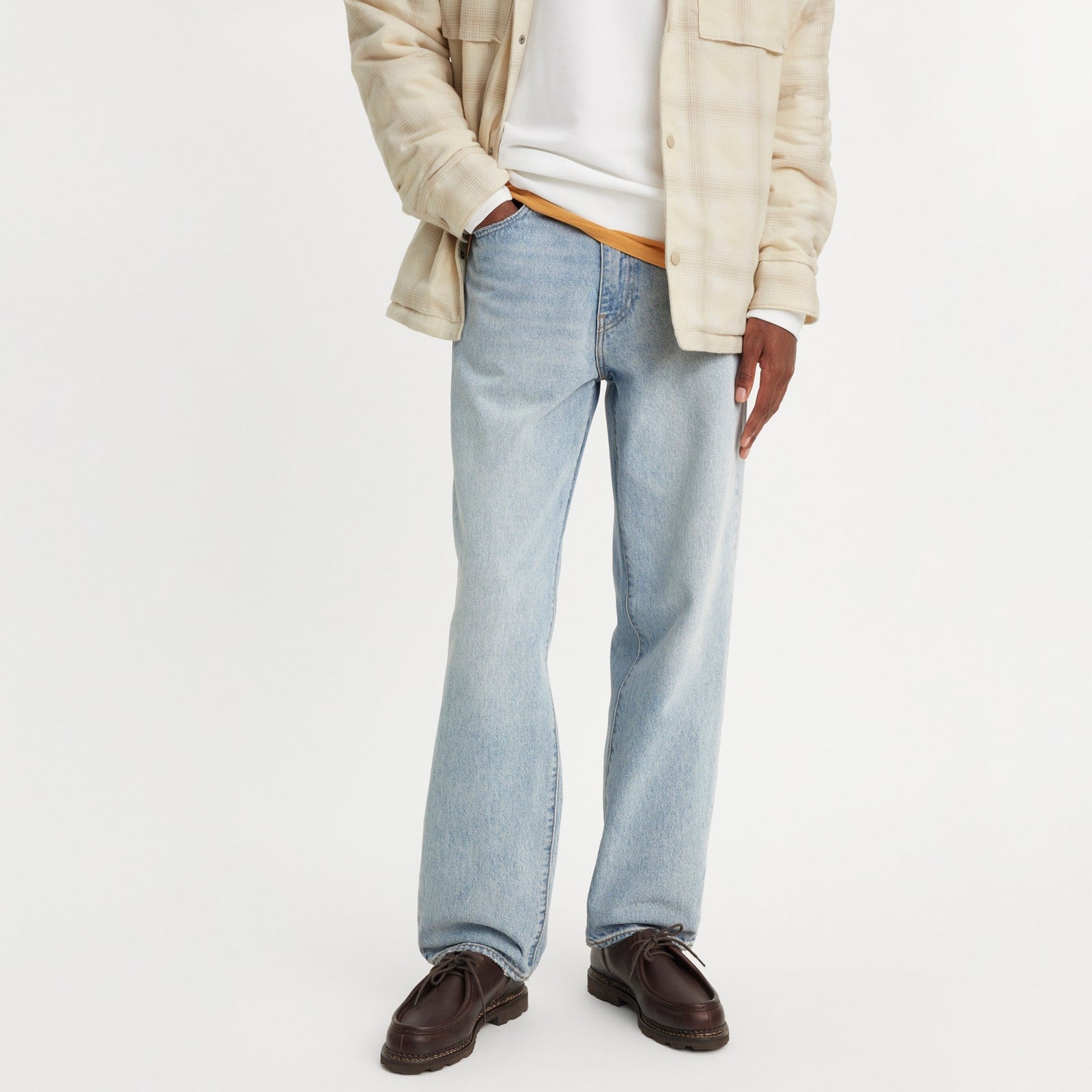 levi's®  568™ 寬鬆直筒牛仔褲| 男裝 2903700622832 Baby Blue Essentials – Levi's 香港
