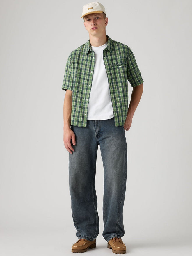 levi's® baggy barrel 寬鬆桶型牛仔褲 | 男裝   0057O00102832 Dark Wash  – Levi's 香港