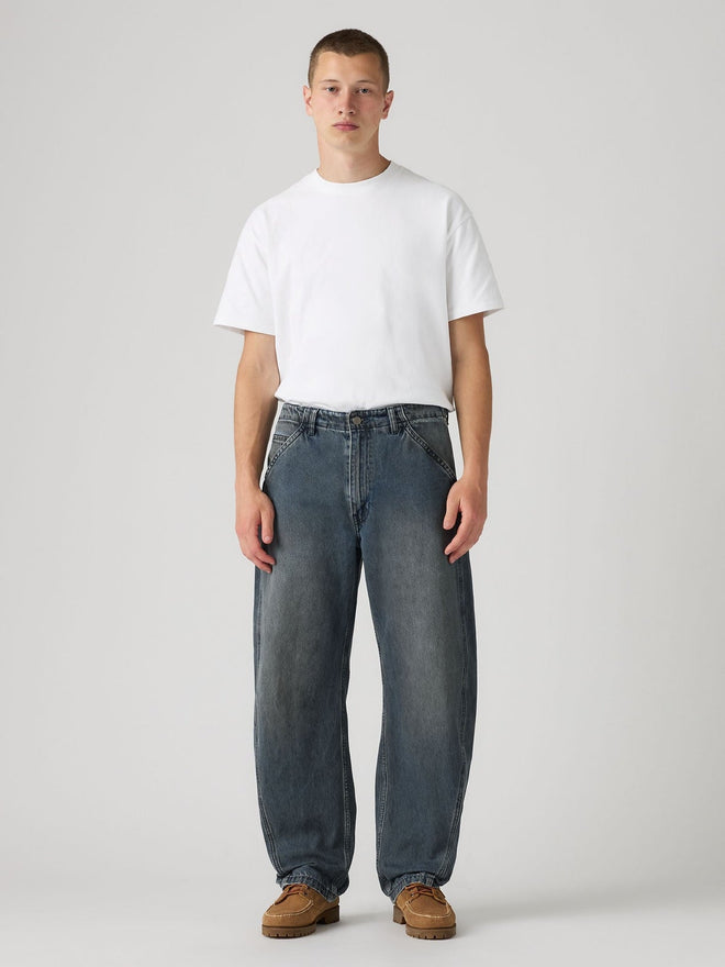 levi's® baggy barrel 寬鬆桶型牛仔褲 | 男裝   0057O00102832 Dark Wash  – Levi's 香港