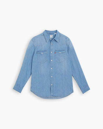levi's® 男子西式牛仔襯衫 857440047S- Indigo Stonewash  – Levi's 香港