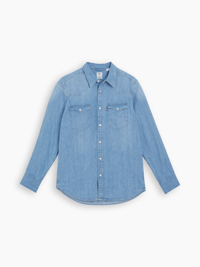 levi's® 男子西式牛仔襯衫 857440047S- Indigo Stonewash  – Levi's 香港