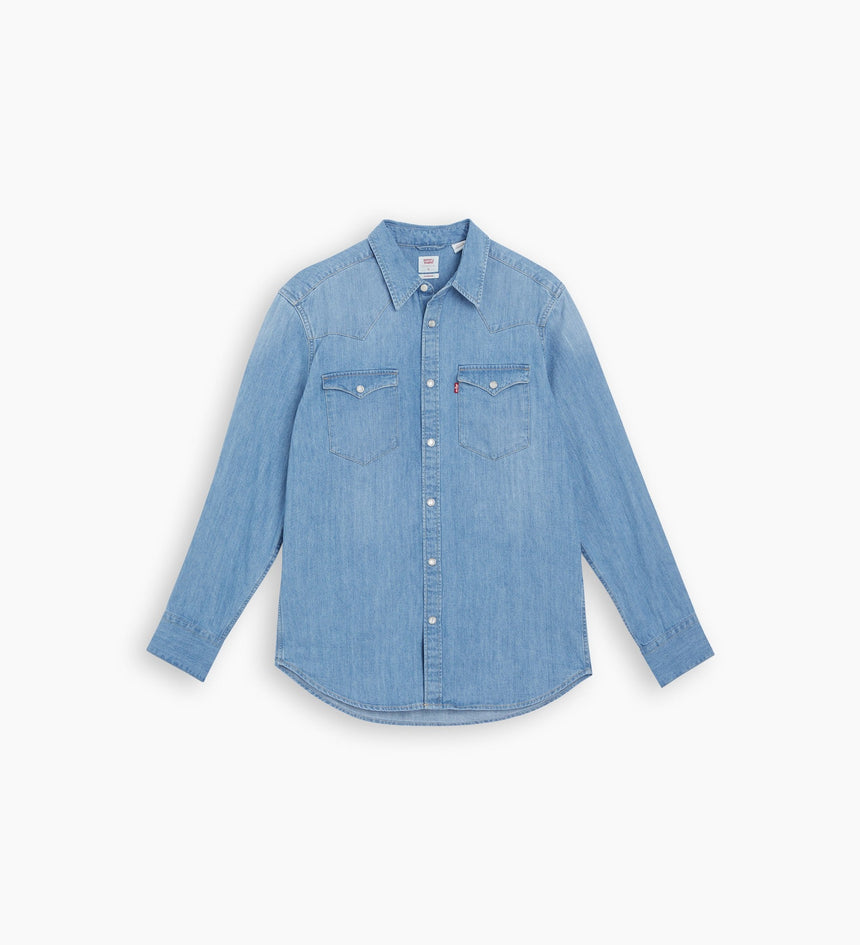 levi's® 男子西式牛仔襯衫 857440047S- Indigo Stonewash – Levi's 香港