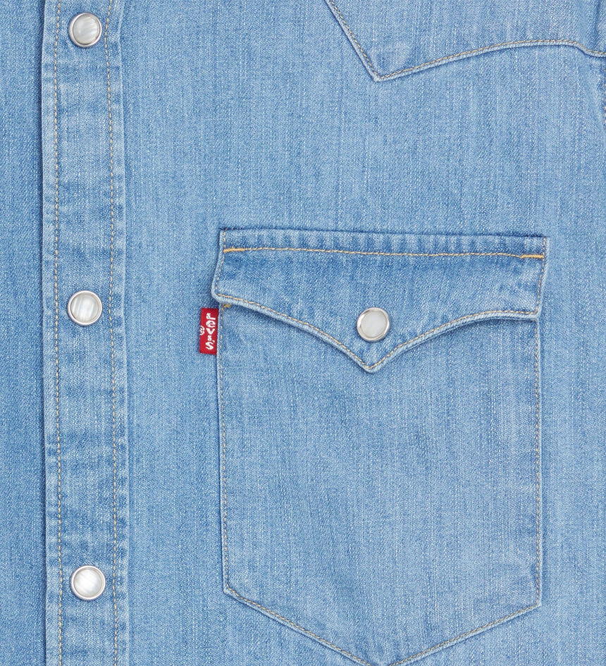 levi's® 男子西式牛仔襯衫 857440047S- Indigo Stonewash – Levi's 香港