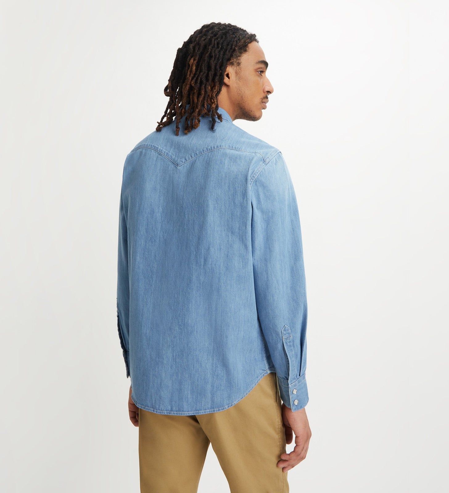 levi's® 男子西式牛仔襯衫 857440047L- Indigo Stonewash – Levi's 香港