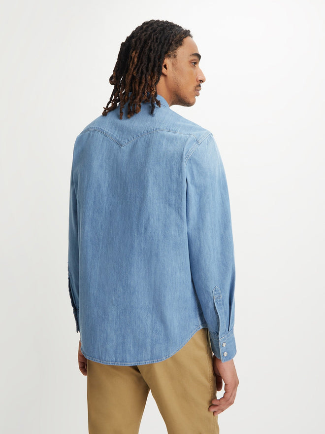 levi's® 男子西式牛仔襯衫 857440047S- Indigo Stonewash  – Levi's 香港