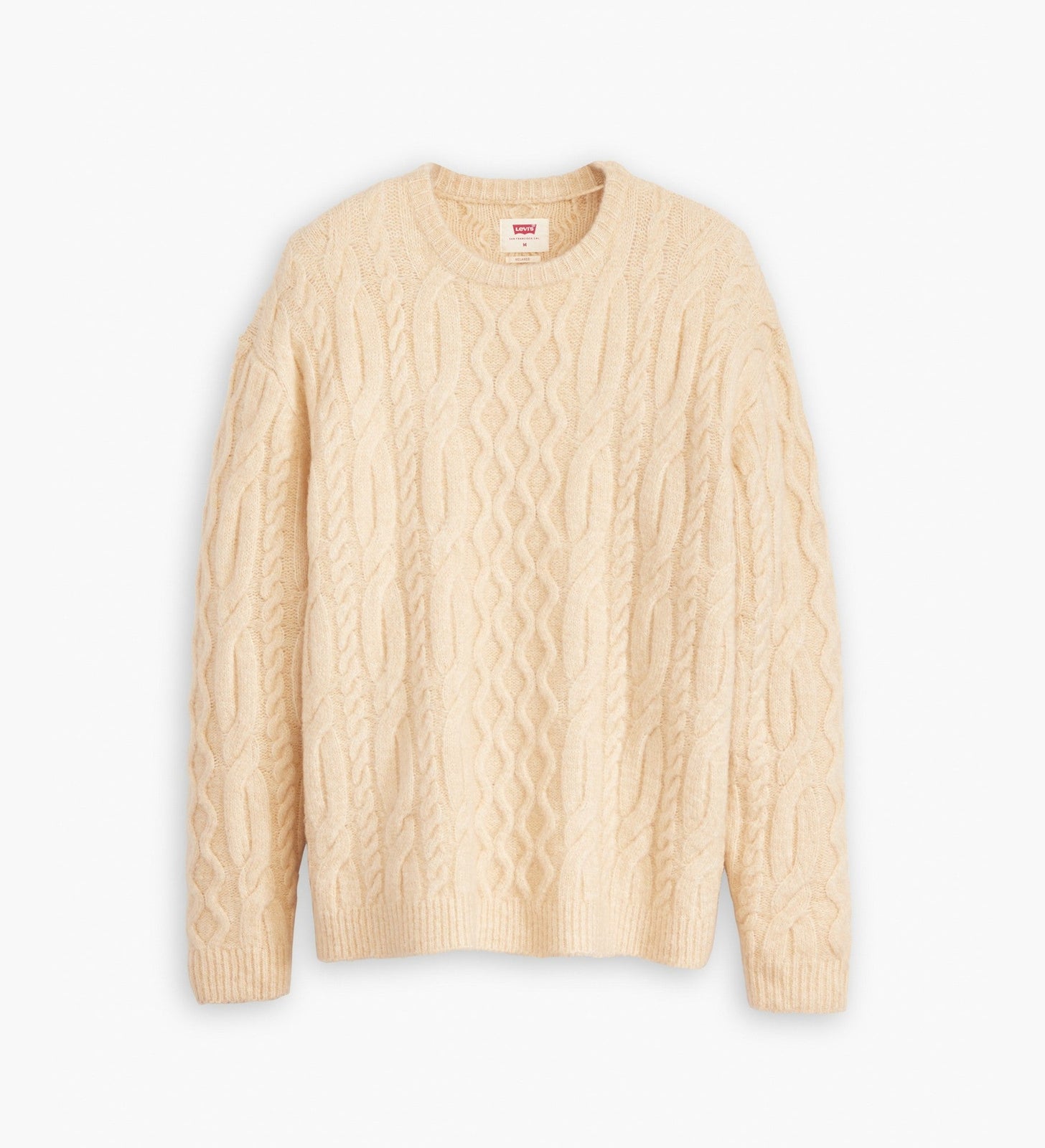levi’s® men’s battery crewneck sweater A07080022XS- Egret – Levi's Hong Kong