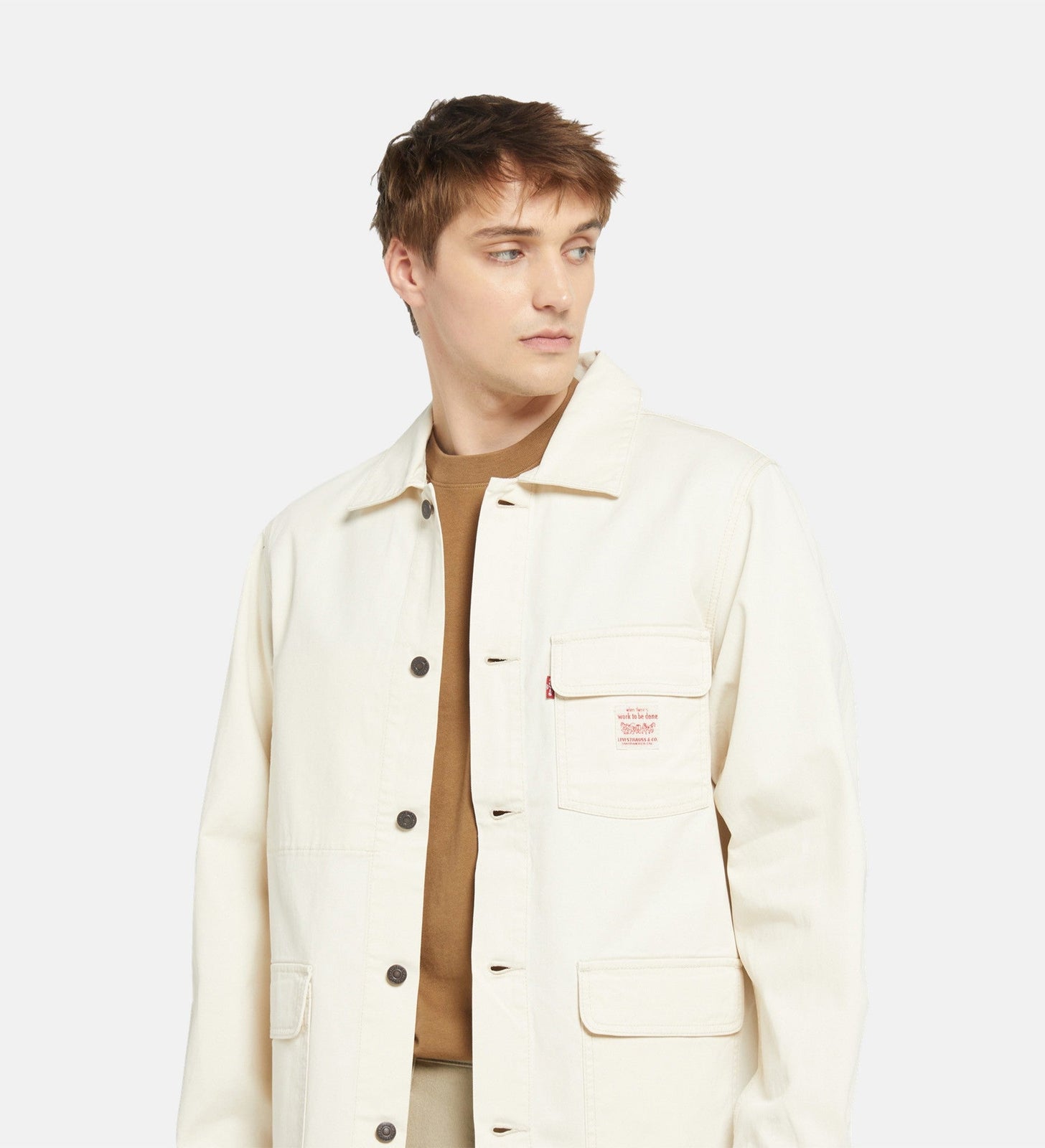 levi's® men's broadway engineer coat A07440007S- Natural Pacific Breeze – Levi's Hong Kong